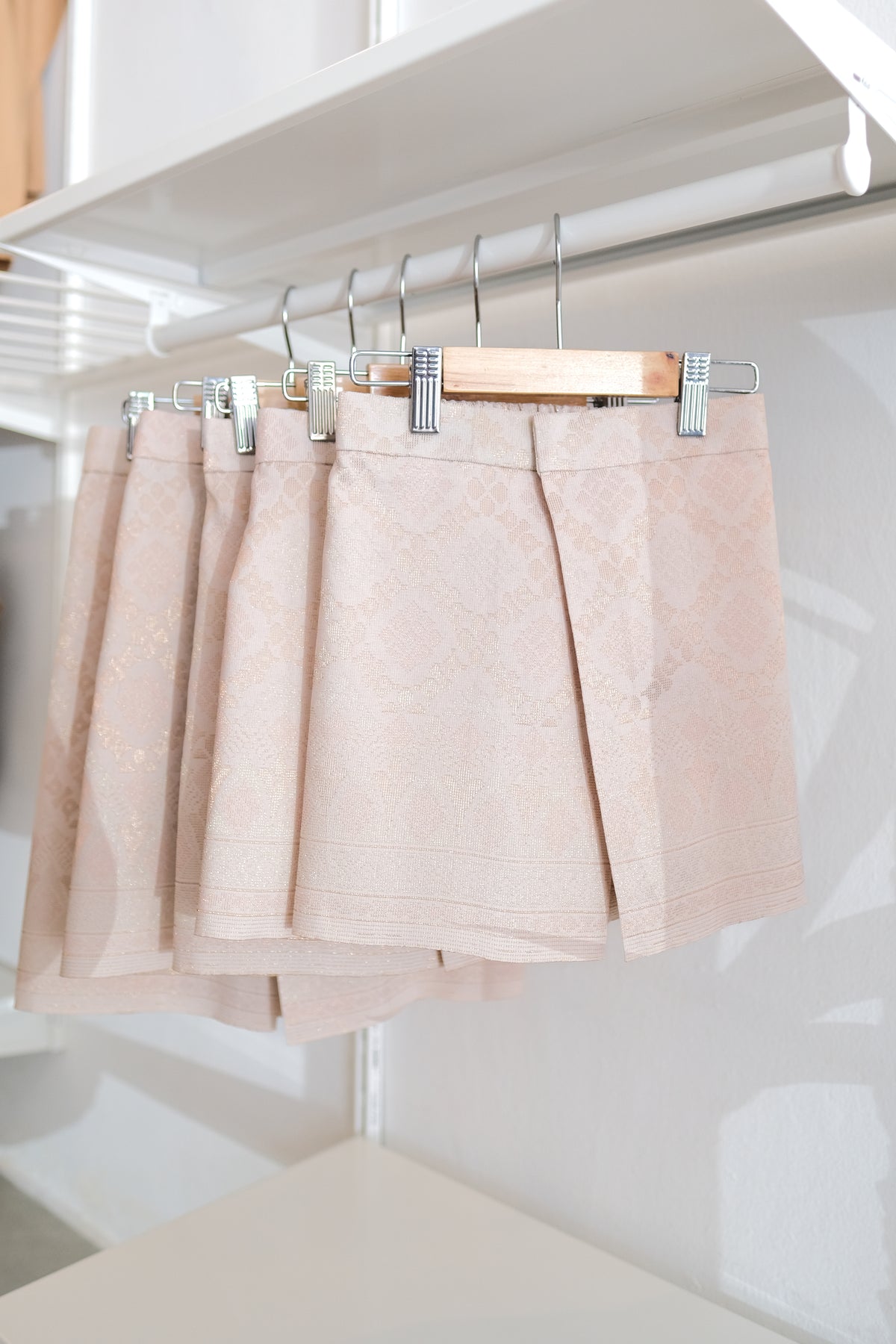 Songket Sampin Kids in Pink Salt