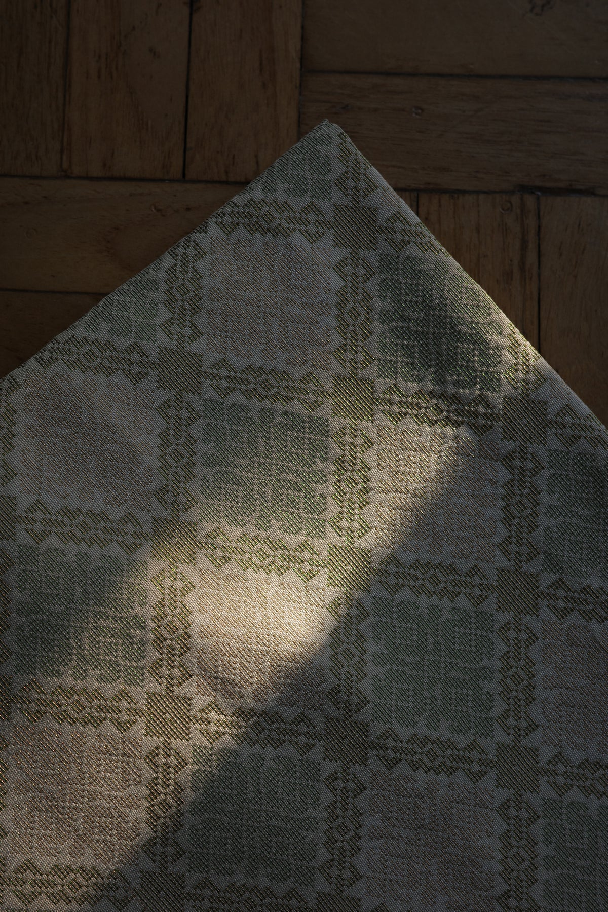 Songket Samping in Soft Emerald