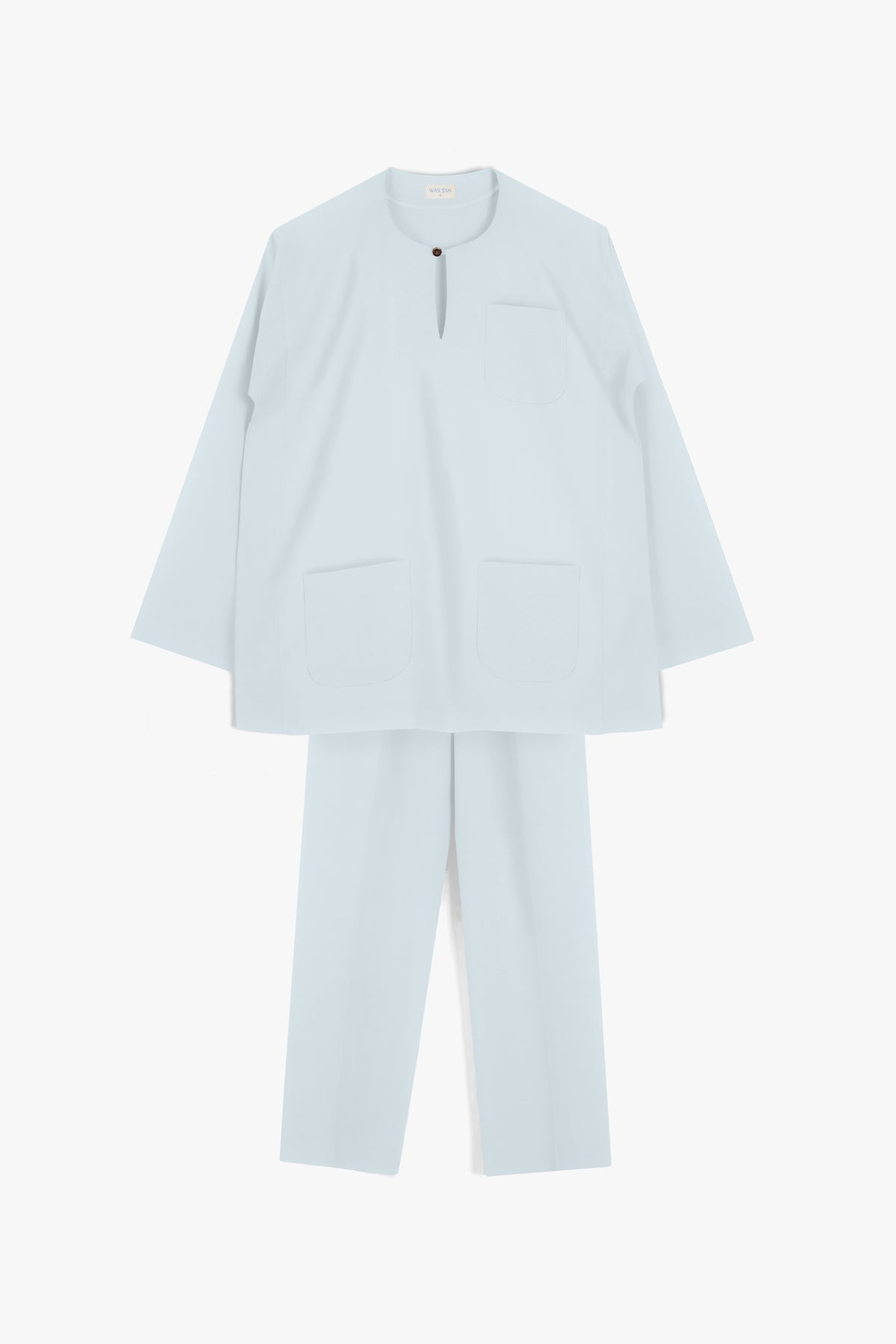 Teluk Belanga in Baby Blue