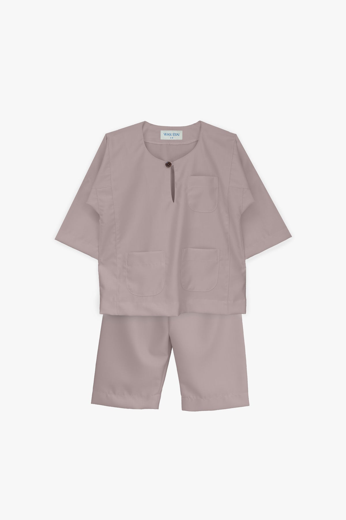 Teluk Belanga Kids with Pesak in Lilac Gray