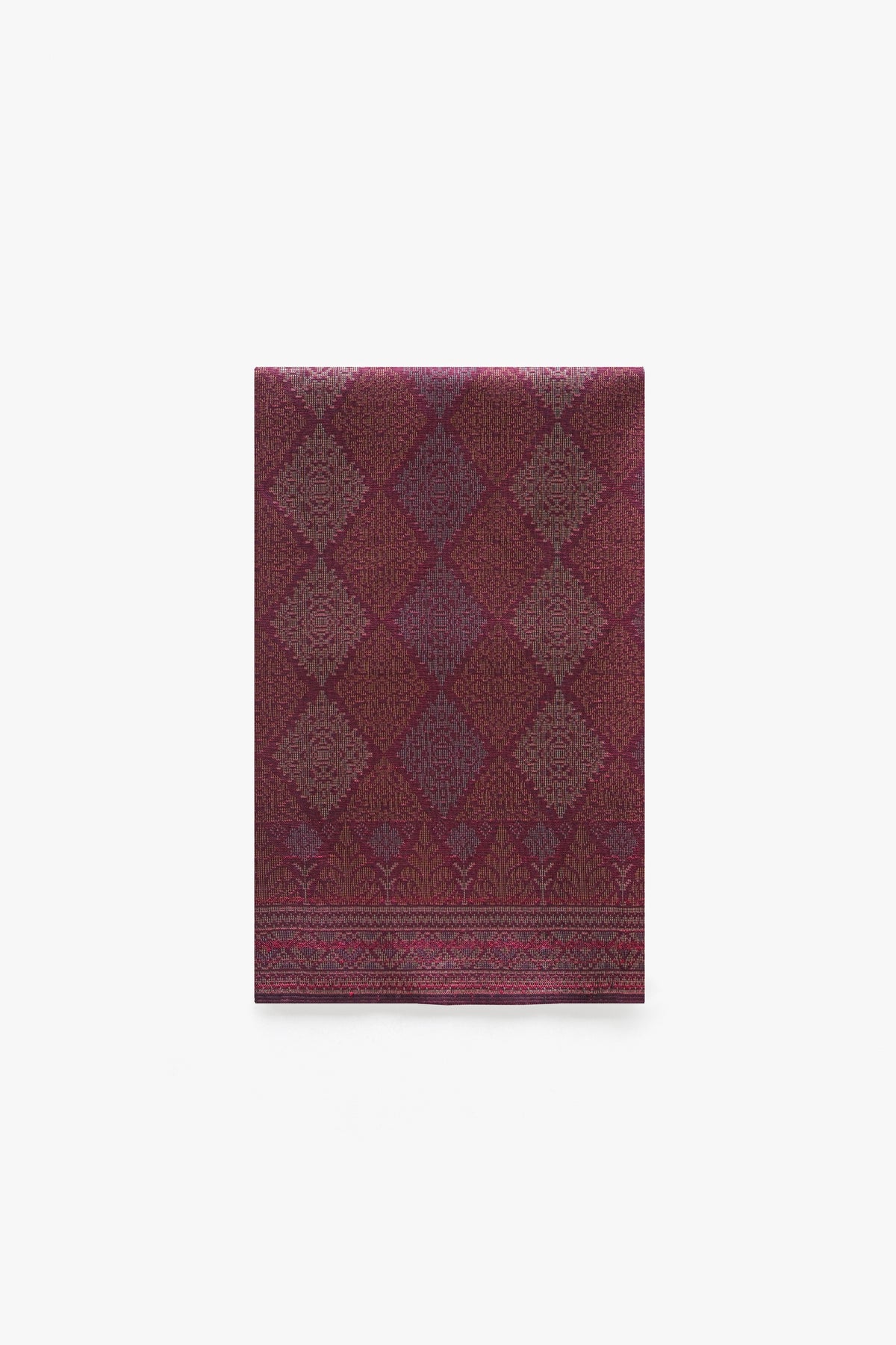 Songket Samping in Maroon