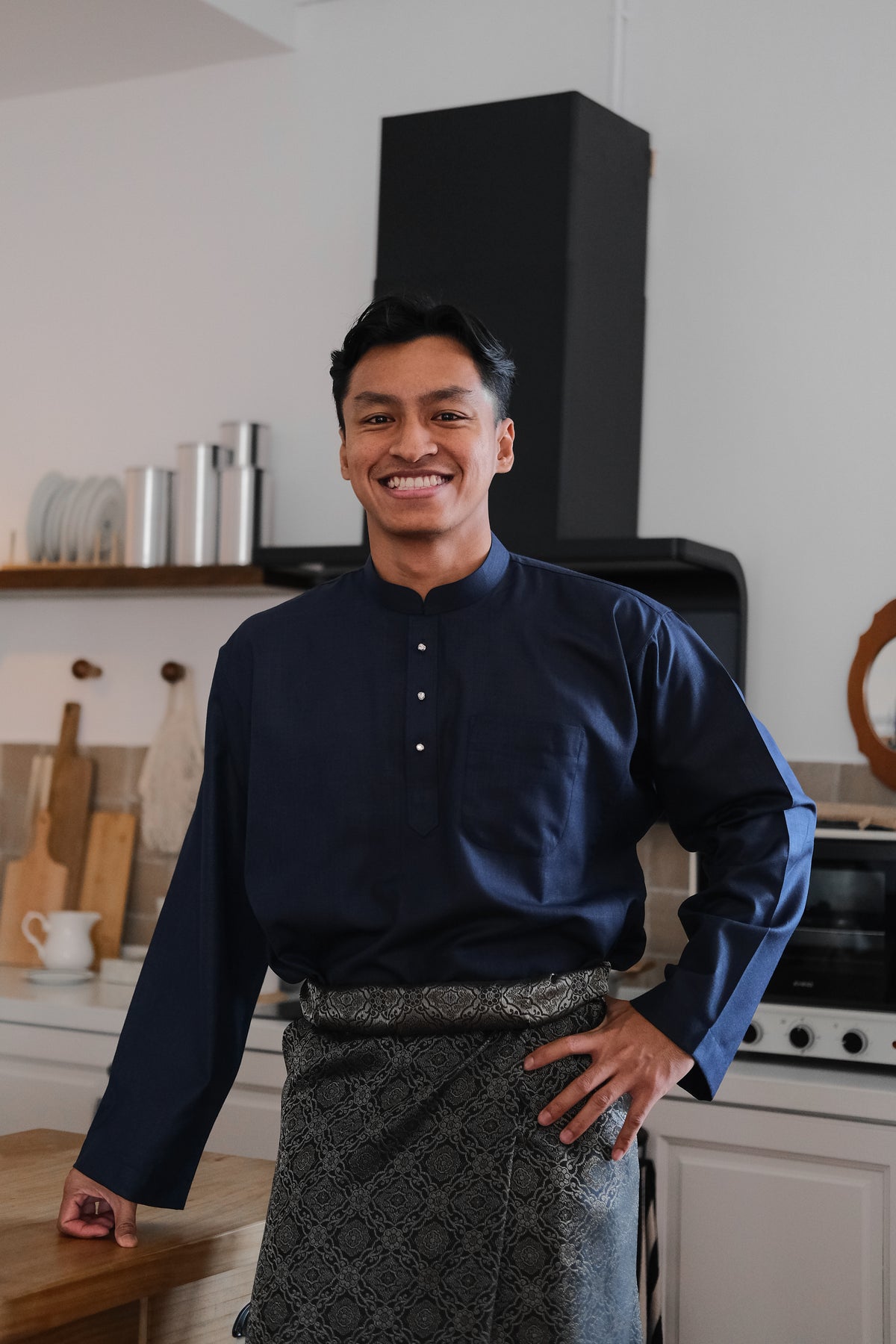 Tunku in Navy Blue