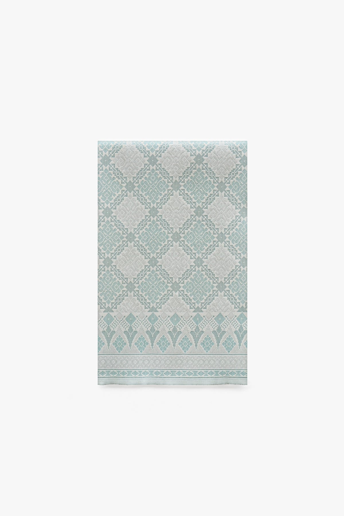 Songket Samping in Soft Teal