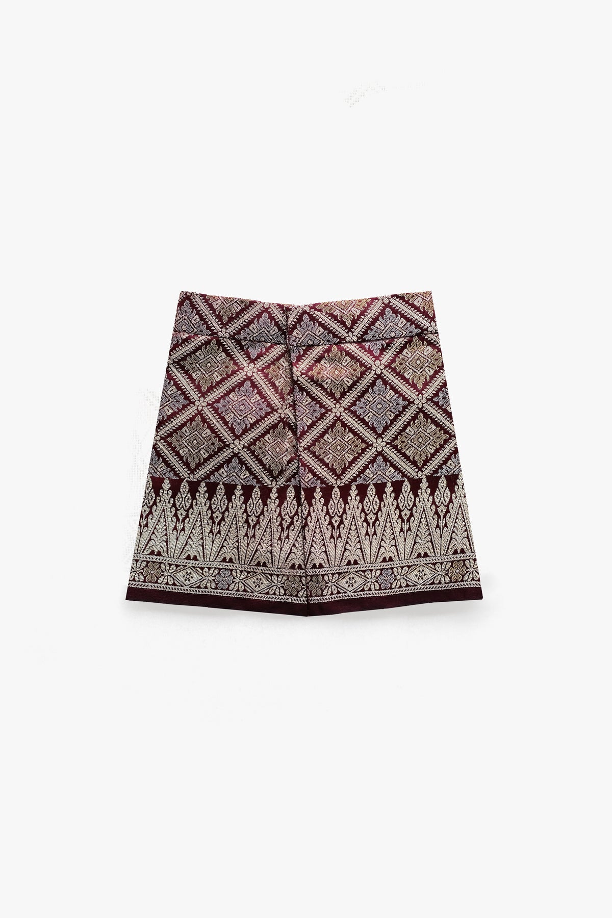 Brocade Kids in Maroon